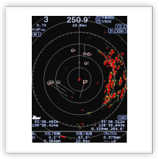 Funzione anticollisione ATA con scheda opzionale per Radar Koden